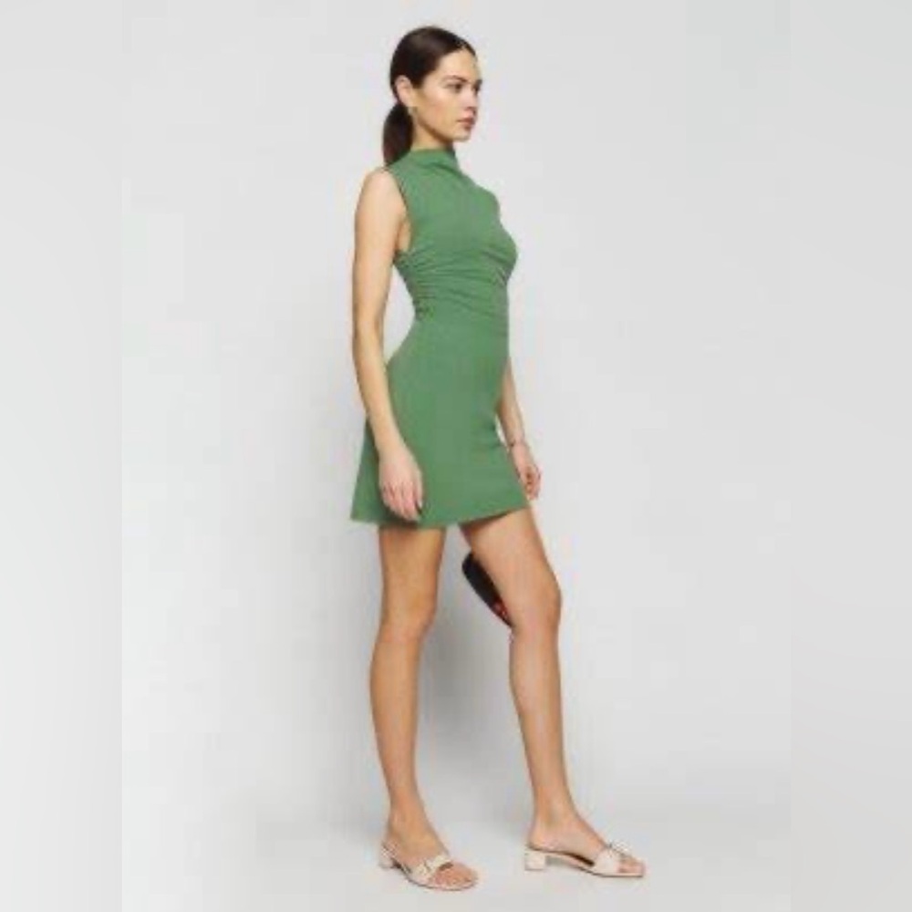 Alden knot dress size 0, in Bottle Green. No longer sold on website.
